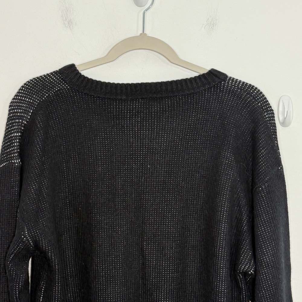 Vintage Great American Sweater Company Womens XL Black Bear Oversized Grunge - Picture 6 of 12